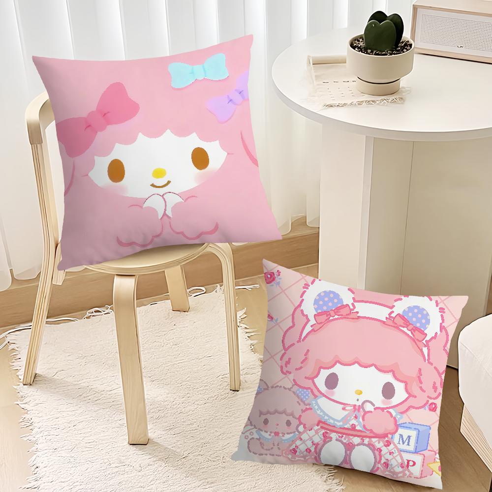 Kawaii Cute Cushion Cover Comfortable Soft Pillow Case For Sofa Living Room My Sweet P-Piano Home Office Decor Protective Covers