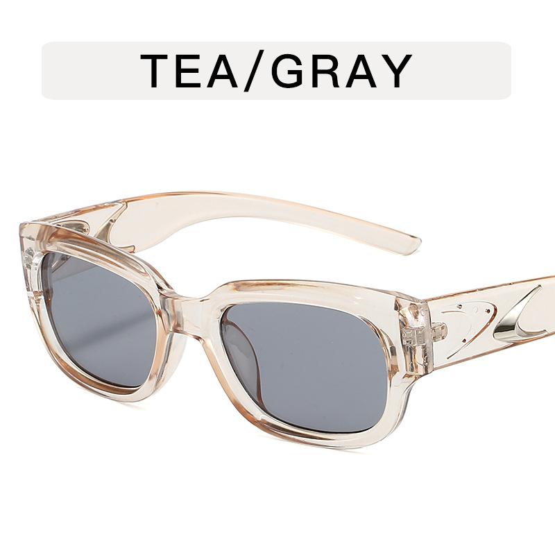 

Korean Fashion Woman Sunglass Rectangle Shape Stylish UV Protection Designer Sunglasses Women Travelling Eyewear