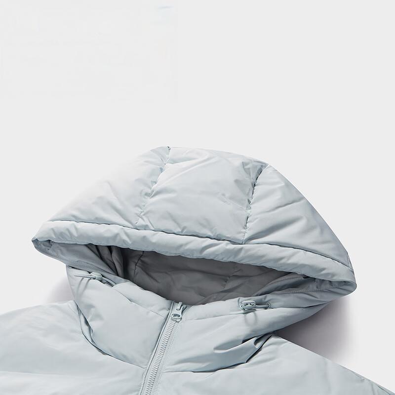 Fila Fusion Life Loose Casual Hooded Zipper Warm Windproof Down Jacket Men Jacket Xiangfei-Gray T11U443905F-GY