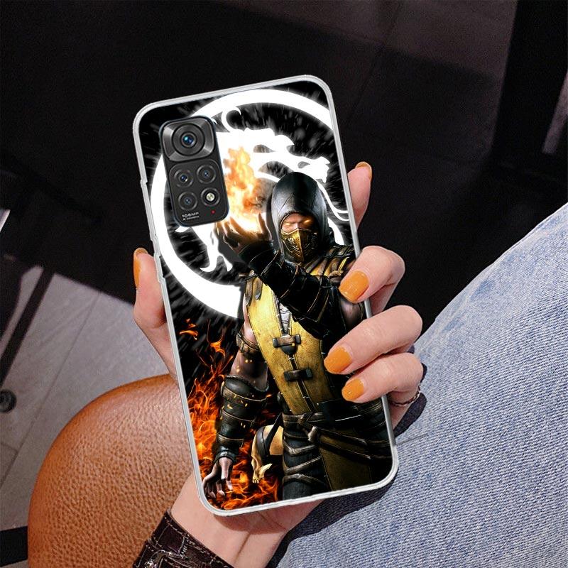 Mortal Kombat Phone Case For Xiaomi Redmi Note 15 14 13 12S 12 11 Pro Plus 14S 11S 11E 10 10S 11T 5G Personalized Cover Redmi No