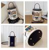 New Cartoon Design Cylinder Crossbody Shopping Bag