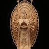 Chinese Large Solid Wood Guanyin Buddha Statue Thousand-Hand Sculpture Home Decor