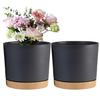 Plastic Planter Mini Flower Container Indoor with Drainage Hole for Succulents Pots for Plant Decoration Accessories