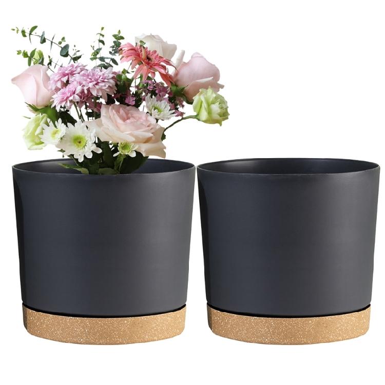 Plastic Planter Mini Flower Container Indoor with Drainage Hole for Succulents Pots for Plant Decoration Accessories