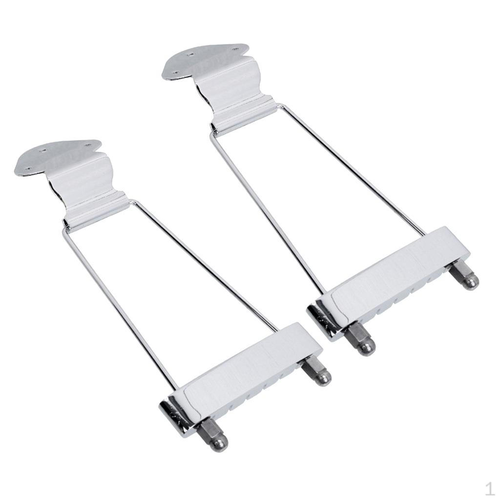 

2x6 String Guitar Tail Bridge for Archtop Replacement