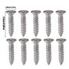 304 Stainless Steel Countersunk Head Screws Universal M2-M4 Phillips Screws Security Self Tapping Screws for Furniture Repairs