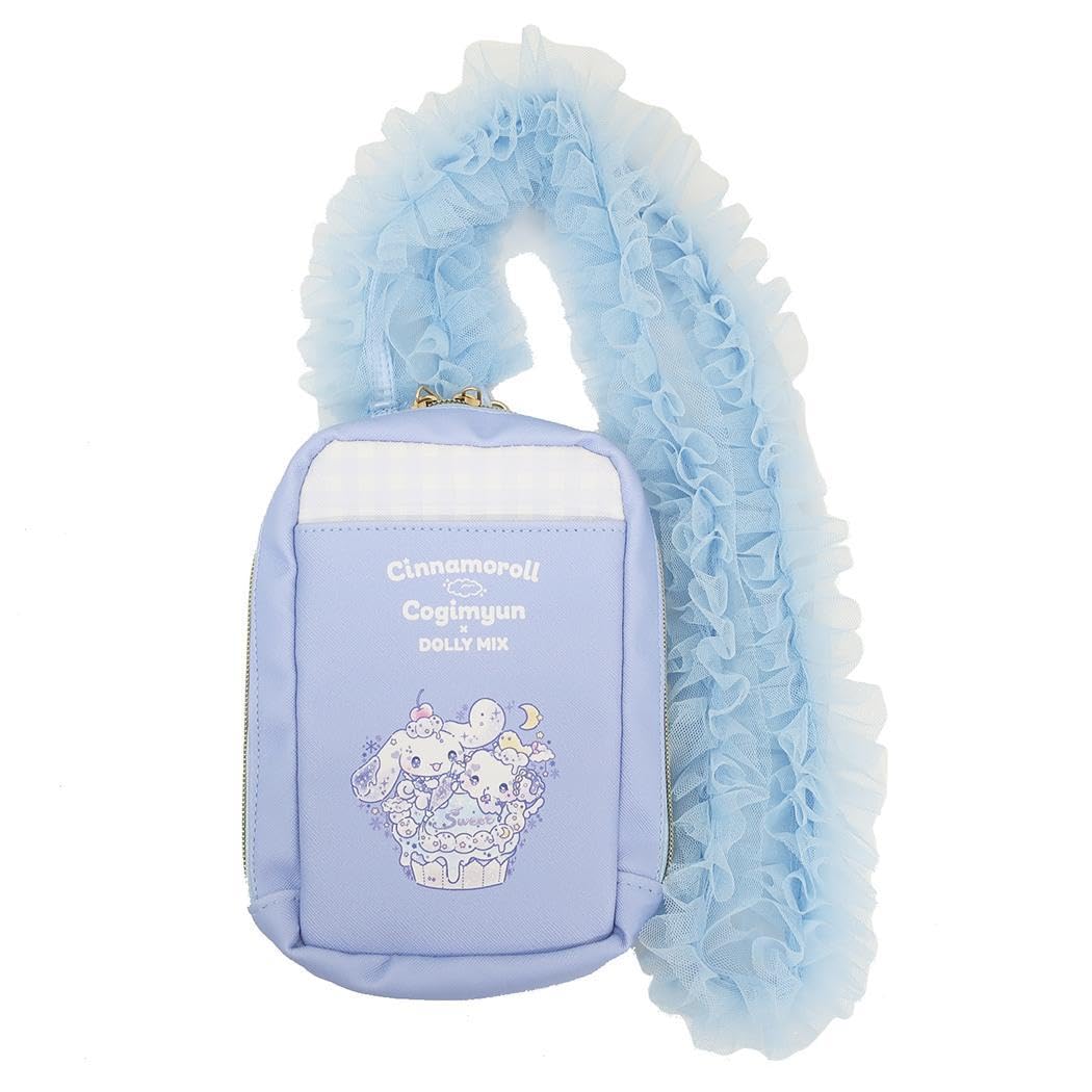 

Cinnamoroll & Kogimyun x Dolly Mix Frill Multi Shoulder Bag Blue