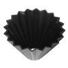 Coffee Filter Cup Resin Conical Reusable Hand Brewed Coffee Dripper Strainer for Kitchen Black