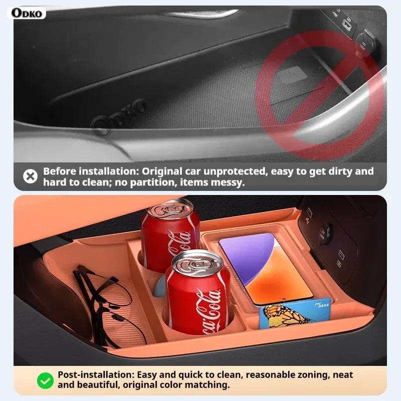 Silicone Storage Box 2026 FOR Changan Deepal S07 Center Console Modification Anti-slip Pad Accessories Organizer Decoration