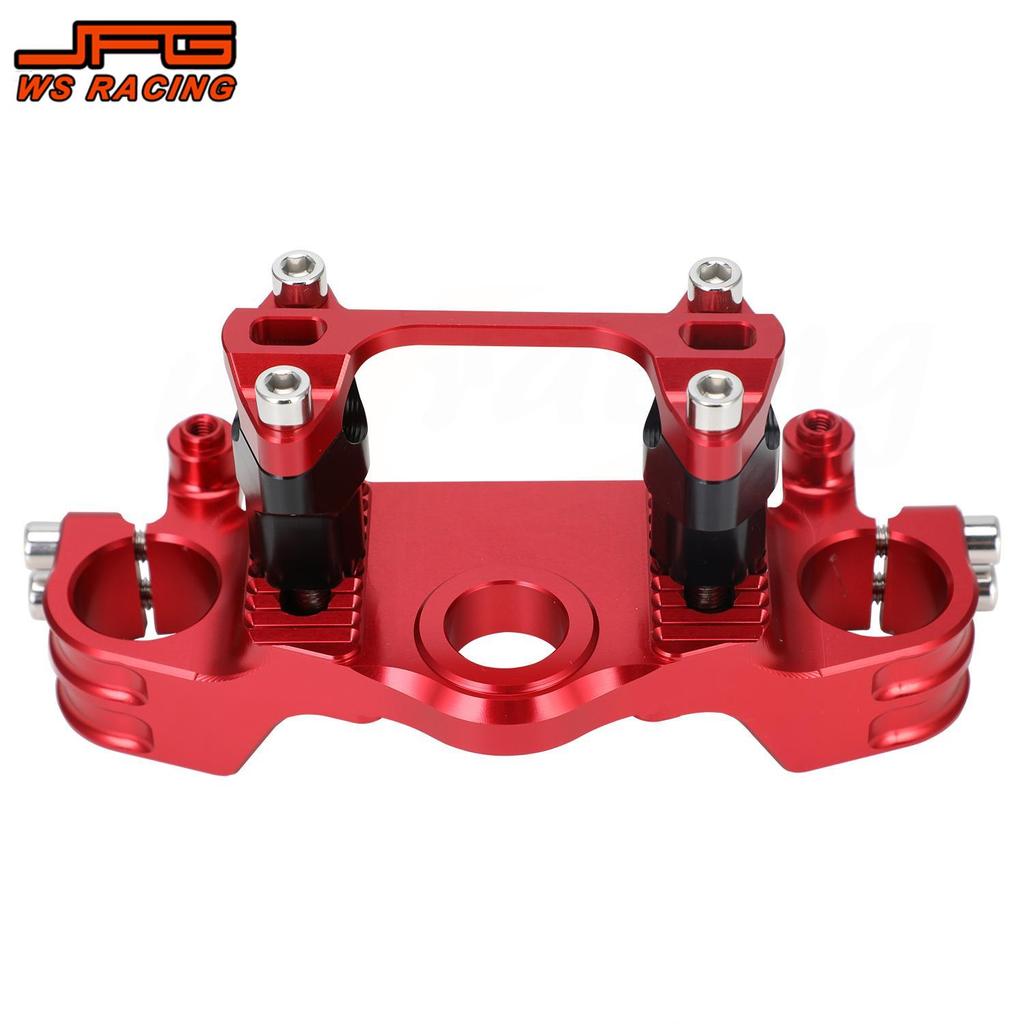 Motorcycle CNC Triple Clamp with Bar Mount For HONDA CRF110F CRF125F CRF125FB 2019-2024 Aluminum Dirt Pit Bike Motocross Parts