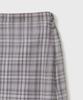 Bellie (W) Sheer Check Layered Skirt - Purple