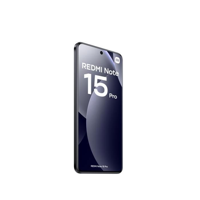 REDMI Note 15 Pro 4G Smartphone De 8G RAM 256G ROM Noir - Version Européenne - Chargeur Non Inclus - Very Good Condition