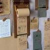 Clipboard Notebook Wall Mounted Note Paper Dispenser Roll Retro Hangable Decorative Workbook for Restaurant To-Do List Living