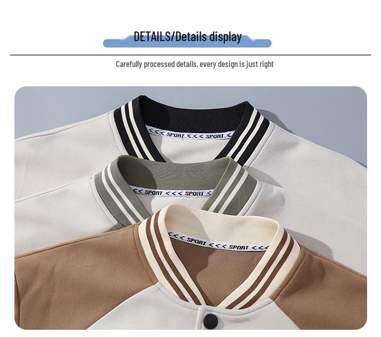 Teen Boys' Baseball Jacket & Sweatshirt Set for Ages 13-15