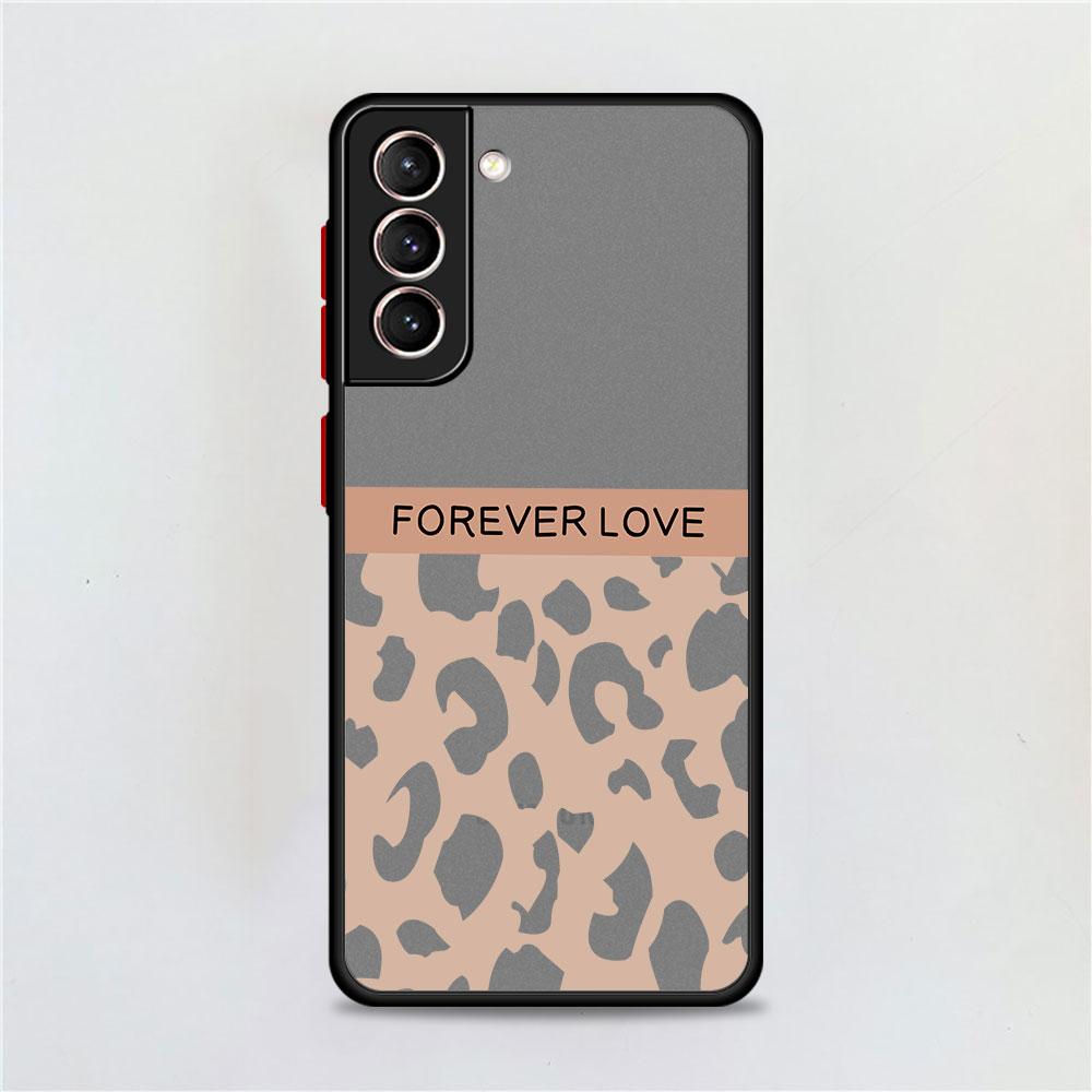 Smiley Face Stripes Matte Case For Samsung Galaxy S22 S20 S21 FE S10 S9 Plus S8 Capa Note 20 Ultra 10 Lite Phone Fundas