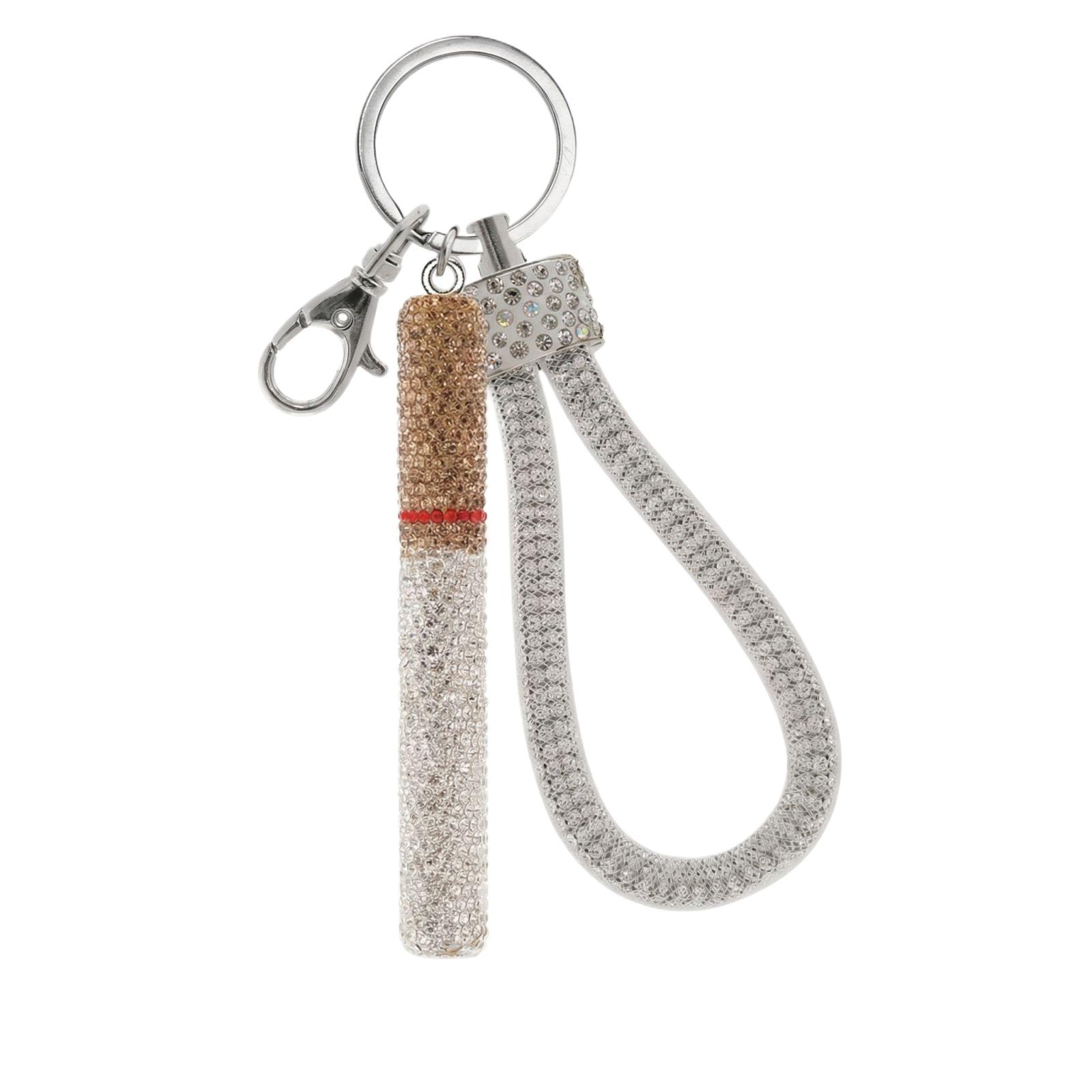 

Sparkling Rhinestone Keychain, Women s Bag Charm Key Chain, Suitable For Wallets And Handbags, Keychain Accessories. One Size