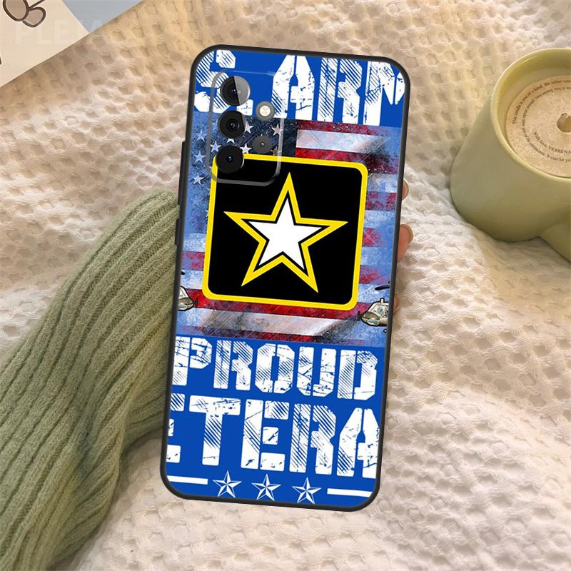 U.S Army Flag Case For Samsung Galaxy A55 A06 A05 A36 A26 A16 A54 A34 A14 A22 A32 A52 A35 A15 A53 A13 A56