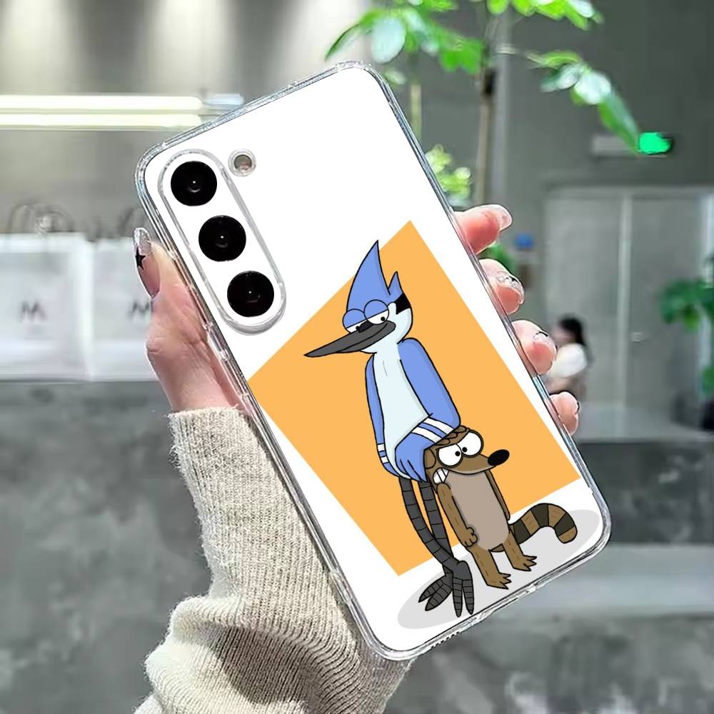 chill slacker mordecai Phone Case For Samsung Galaxy A91,80,73,72 ,71,53,52,32 ,31,22,21s,20,Transparent Case Samsung a514g