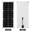 30W Solar Panel Kit 12V Waterproof Solar Powered Charger Portable Charger Kit with USB Port  For Phone RV Car Caravan Home Campi