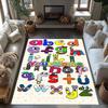 Tappeto Personalizzabile con Area Nome Numberblocks per Soggiorni Studio Ingresso Dormitorio Tappeto Antiscivolo Decorazioni Ufficio Anime Regalo Spirituale