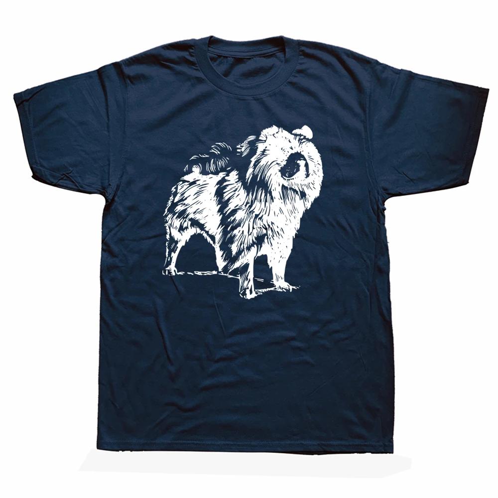 Dabbing Chow Chow Dab Dance Dog T Shirts Graphic Cotton Streetwear Short Sleeve Birthday Gifts Vintage Style Tshirt UnisexF