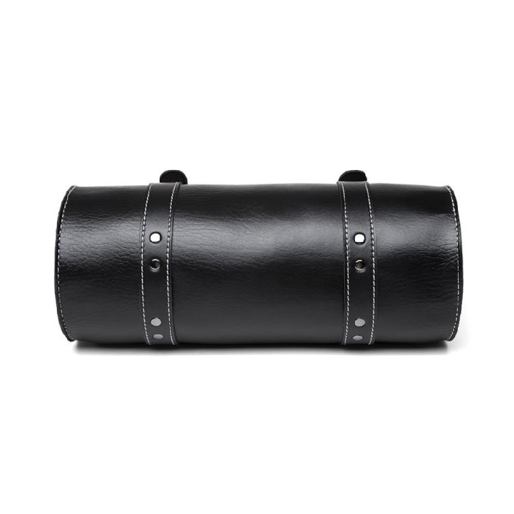 Skull Pattern PU Storage Pouch Motorbike Tool Bag Motorcycle Front Bag Front Fork Handlebar Bag Saddlebag