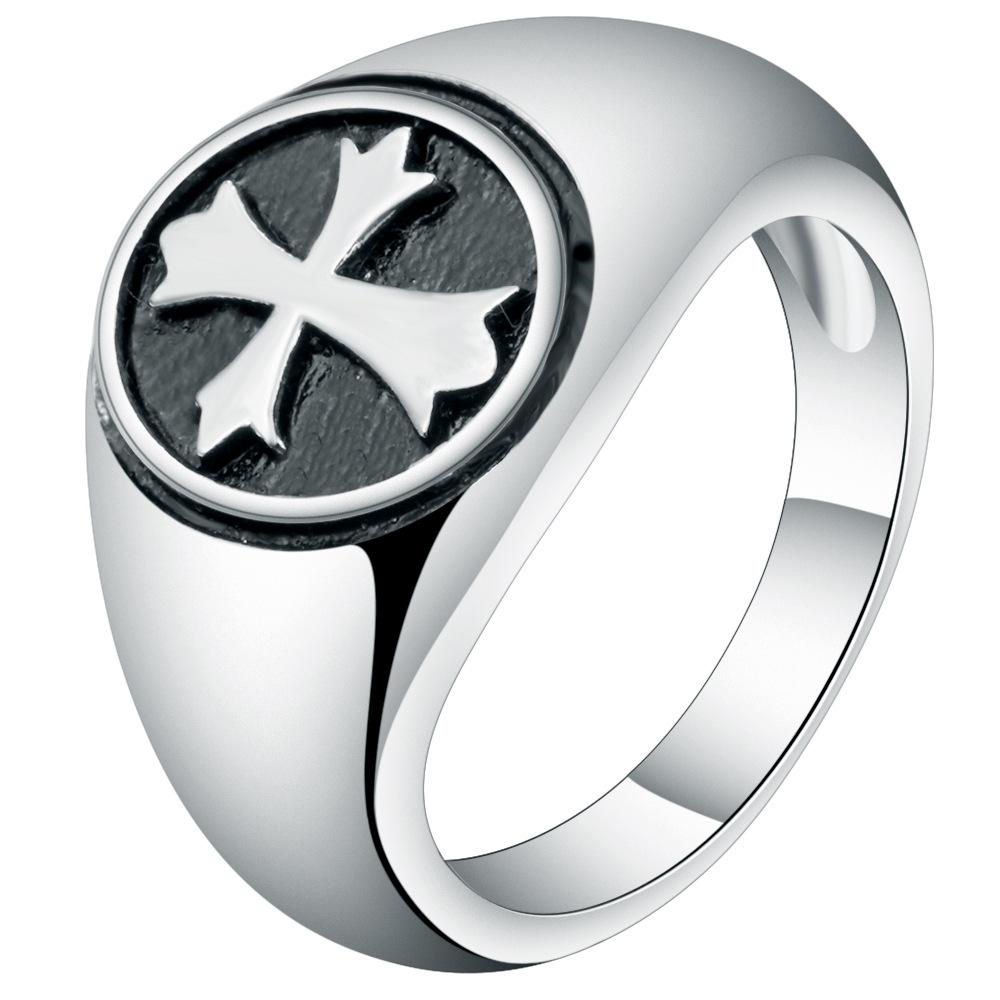 Cross European and American Unisex Ring