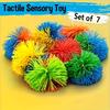 Regenbogen Silikon Pompon Ball Kinder Sensorisches Spielzeug