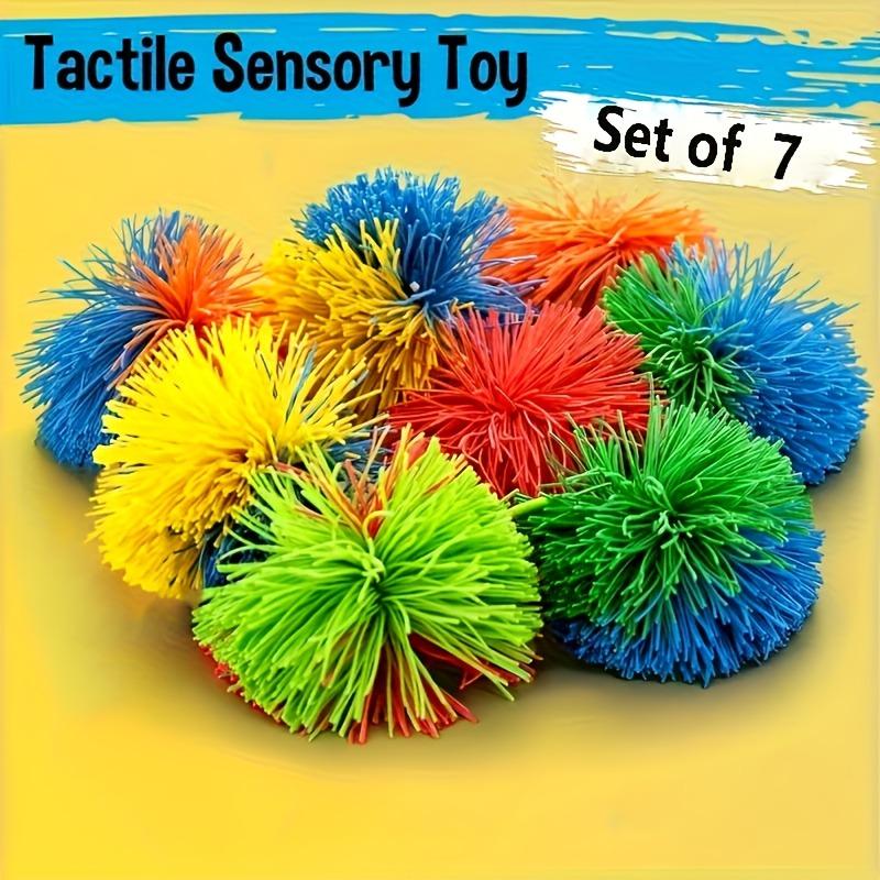 Regenbogen Silikon Pompon Ball Kinder Sensorisches Spielzeug