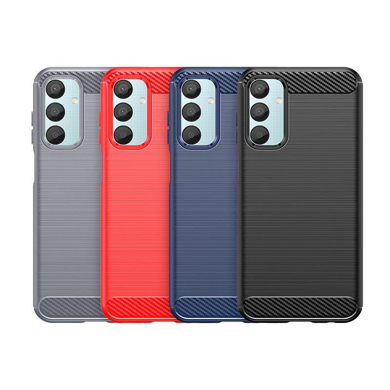 For Cover Samsung Galaxy M15 Case Samsung M15 Capas Shockproof Phone Bumper Back Armor TPU Soft Carbon Fiber Fundas Samsung M15