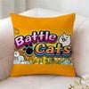 The B-Battle Cats Cute Pillow Case Pillowcase, Double-Sided Printed, Sofa Cushion, Bedroom Headboard Pillow