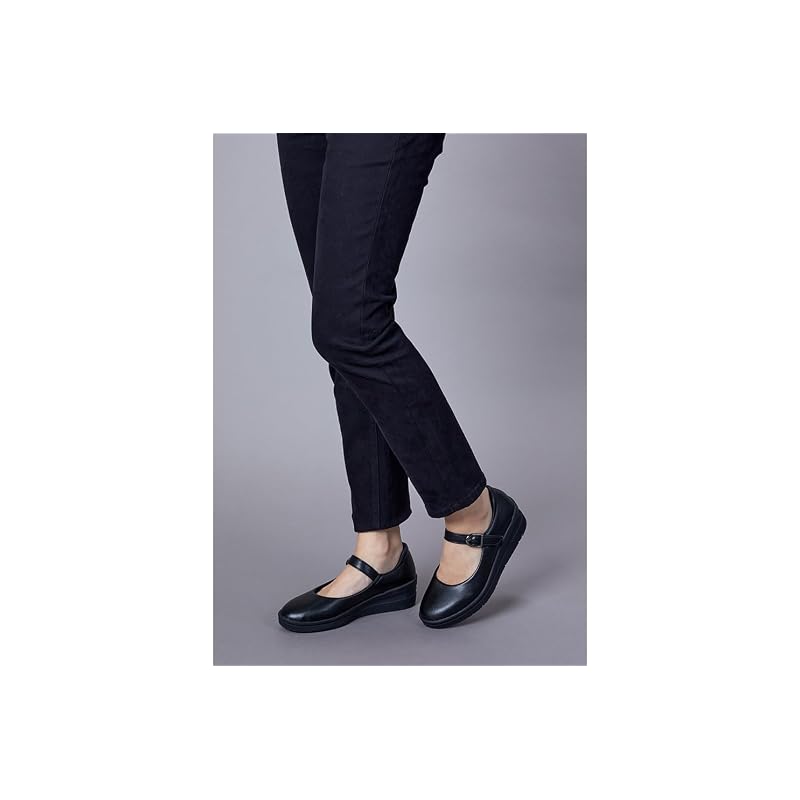 [Pansy] CW1102 Carina Walk Shoes Pumps Strap Women's 3E Heel 24.0cm Black