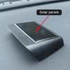 Solar Powered Car Digital Clock, LED LCD Display with Time Date Thermometer, Auto Dashboard Decor