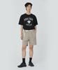 PUBLICFIGURE Cotton Herringbone Half Pants_Beige