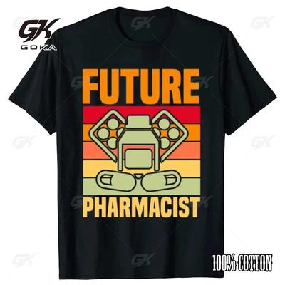 Lustiger zukünftiger Apotheker Pharmazeutisch-technischer Assistent Grafik T-Shirts Herren Damen Mode Lässig 100% Baumwolle Locker Übergröße Oberteil T-Shirt