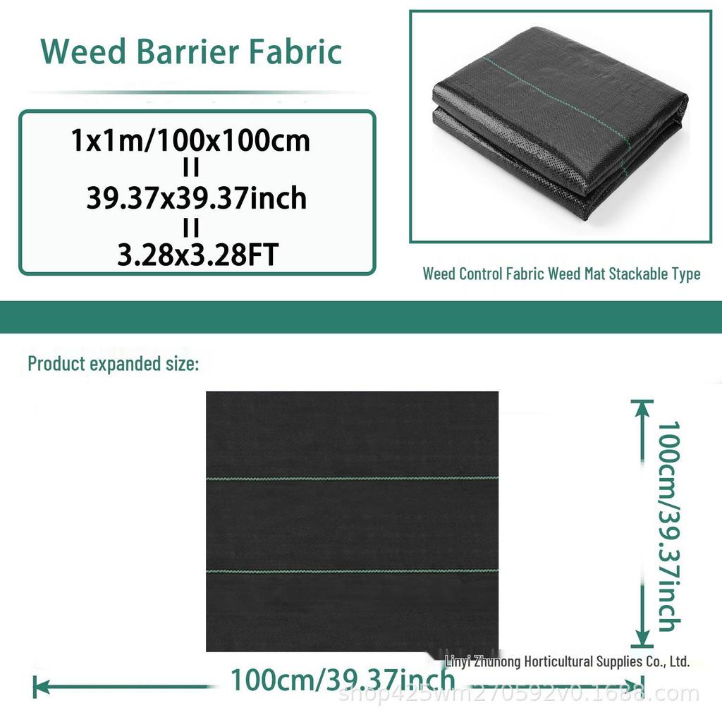 Black PP Weed Barrier Cloth: Breathable, Water-Permeable Ground Cover for Orchards and Gardens