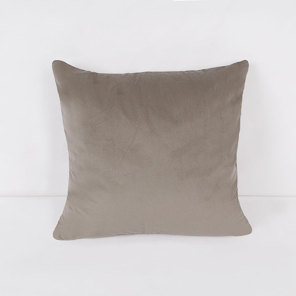 Simple Solid Color Pillow Cover Macaron Color Home Velvet Pillow Cover Sofa Office Lunch Break Pillow Premium Durable