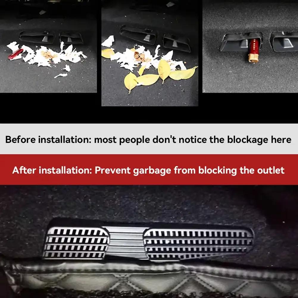 Car Rear Seat Air Vent Outlet Cover for SEAT Arona VW T-CROSS SKODA KAMIQ Seat IBIZA VW POLO AW MK6 TAIGO Interior Accessories