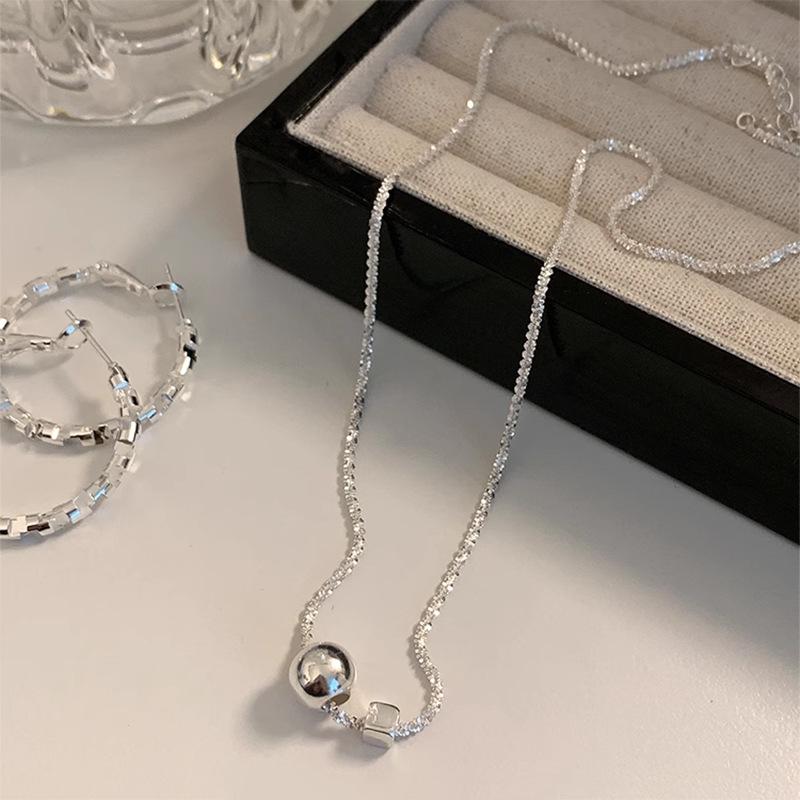 

2023 Южная Корея Тондэмун Ключичная цепь: Женское шикарное сверкающее ожерелье