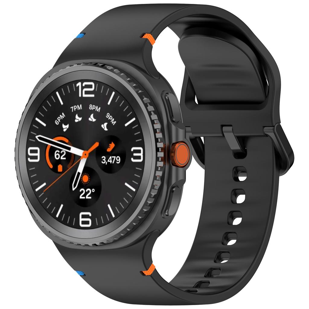 Sports Silicone Strap For Samsung Galaxy Watch 8 40mm 44mm Official Stitch Bracelet Wristband Galaxy Watch 8 Classic 46mm Correa