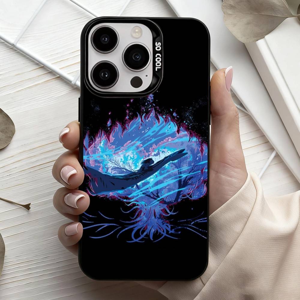 

Шокирующий чехол для телефона A-Avatar-R для iPhone17,16,15,14,13,12,11 Plus,Pro Max Черный Конфетный серебристый чехол для телефона iPhone14ProMax