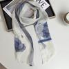 New silk scarf premium printing loose multi-purpose simple polka dot headband leopard print sweet cool streamer