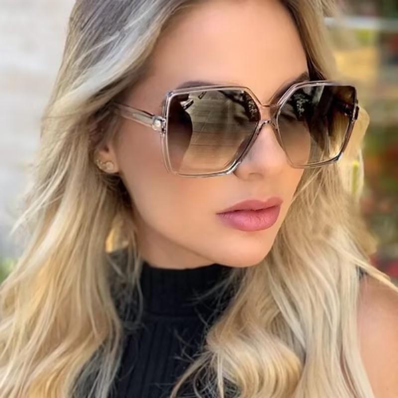 New Women Oversized Square Sunglasses Women Men UV400 Protection Eyeglasses Retro Big Frame Sun Glasses Fashion classics Shades