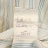 UNUSED Made In Japan Stripe Long Sleeve Band Collar Shirt 1 Off-white Men's Used