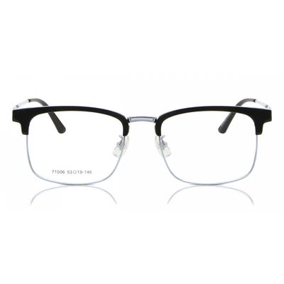 Full Rim Browline Black Silver Smartbuy Collection Hinn 71006 C13 Fashion Unisex Eyeglasses