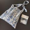 2024 Retro Chinese Blue & White Porcelain Floral Crossbody Bag - Casual Thin Cloth Design for Women