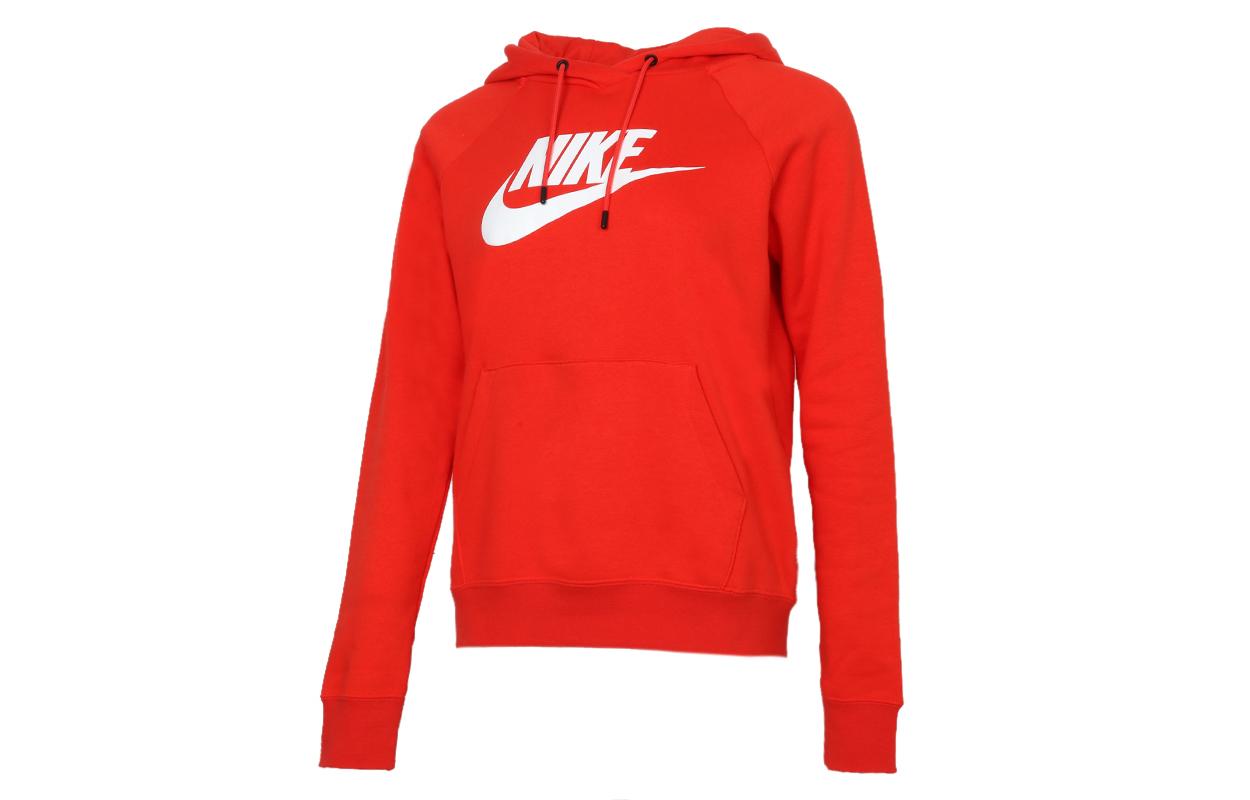Nike Sportswear Essentials Sweatshirts Women s Red Hooded Moderate Regular BV4127-675 XS