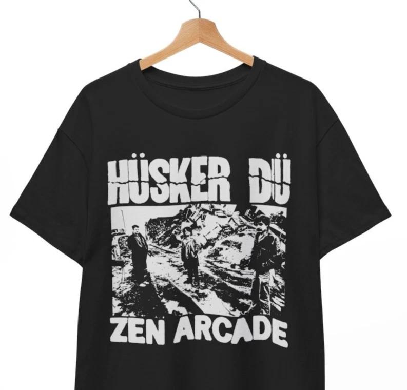 Винтажная футболка Husker Du Zen Arcade - Футболка Husker Du, Husker, Унисекс футболка S