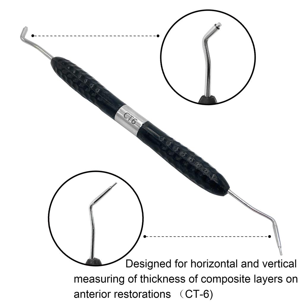 Dental Resin Filled Restorative Instrument Filler Aesthetic Restoration Knife Silicone Handle Dentistry Tools