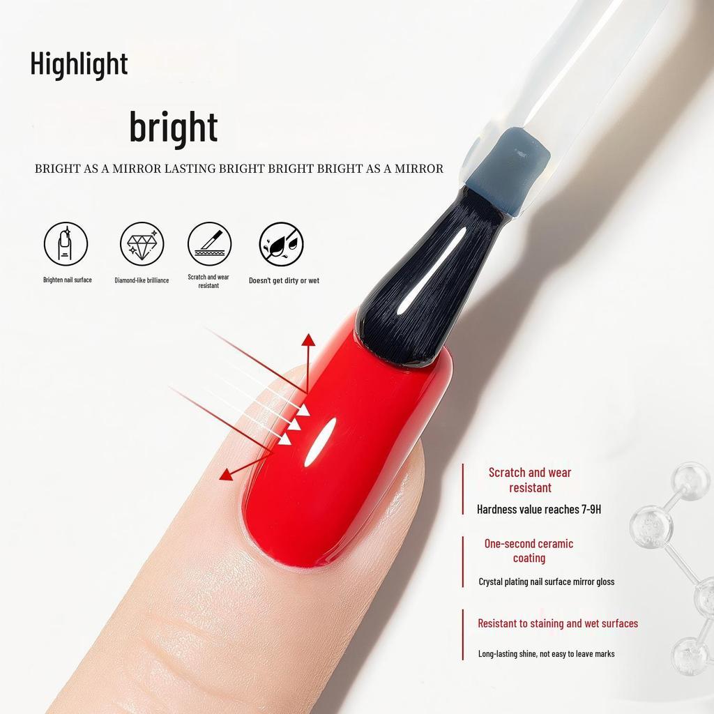15ml Gel Polish Base & Top Coat Set with Reinforcing Matte Tempered Gel for Nail Salons